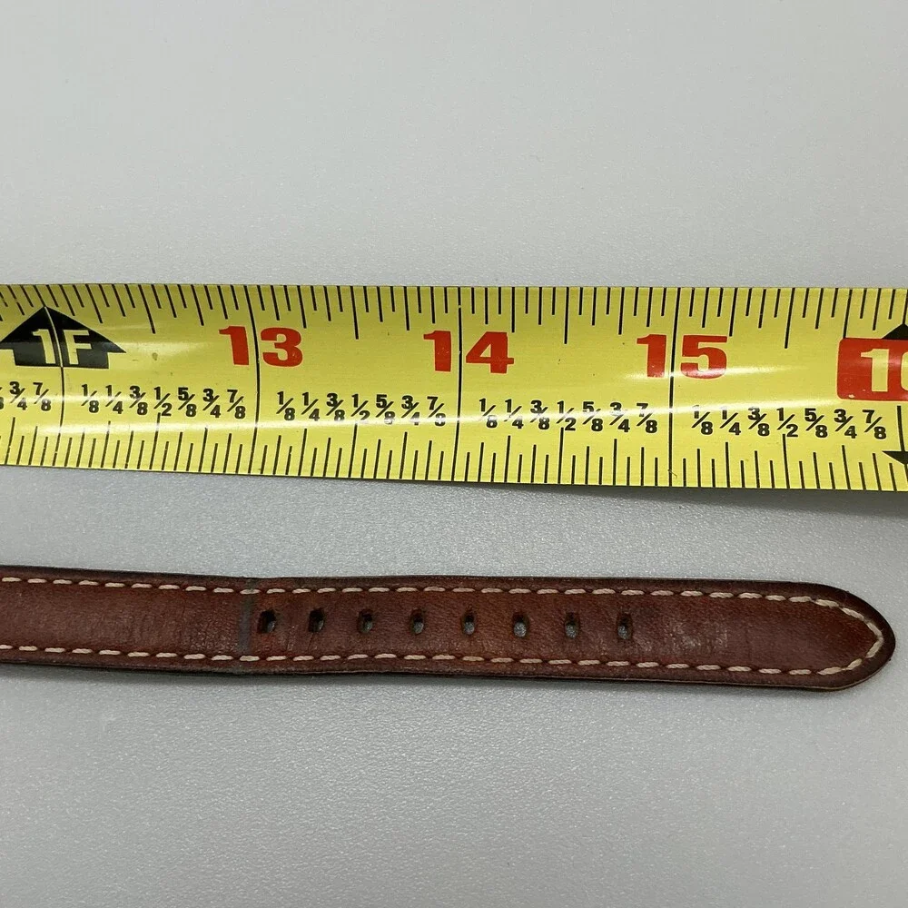 Michael Kors MK2256 Womens Watch 42mm Brown Leather Wrap Strap New Battery